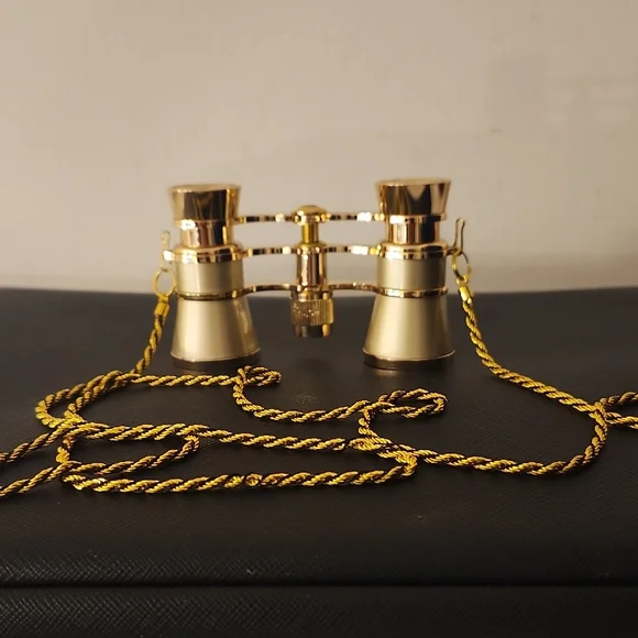 The Metropolitan Opera Gold Tone Opera Glasses - Picture 2 of 10